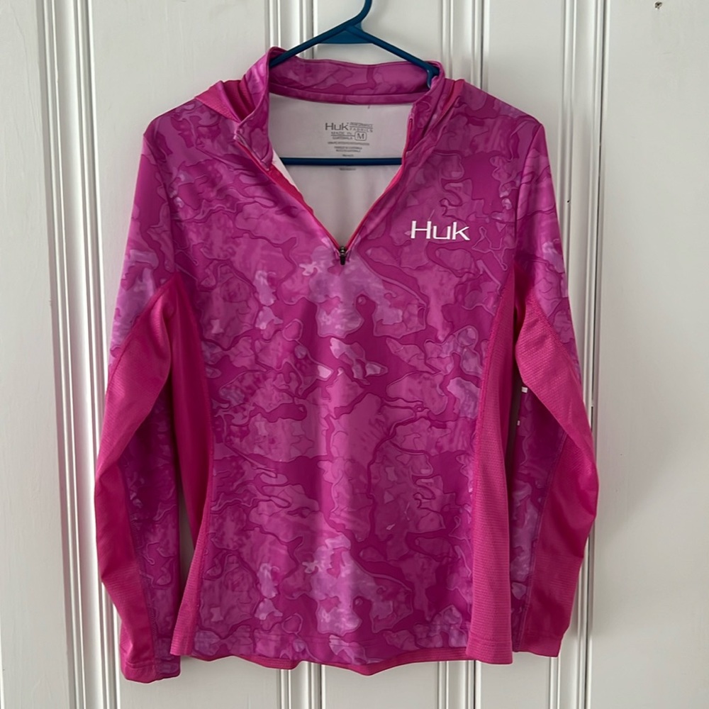 HUK Performance Fishing Women’s Hooded Zip-Up